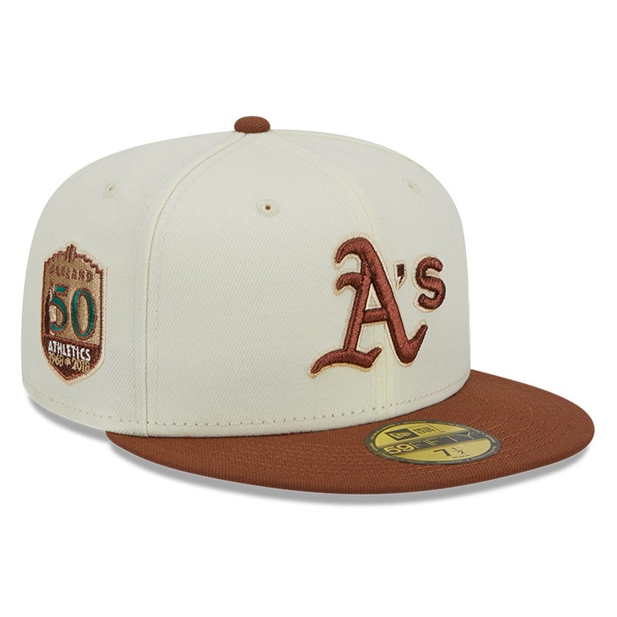 Oakland Athletics New Era City Icon 59FIFTY Fitted Hat - White