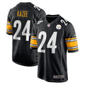 Men s Nike Damontae Kazee Black Pittsburgh Steelers Game Player Jersey