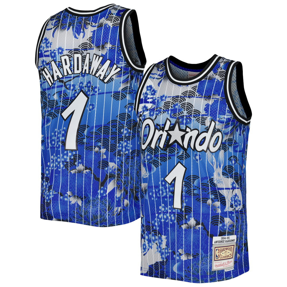 Penny Hardaway Orlando Magic Mitchell & Ness Hardwood Classics Lunar New Year Swingman Jersey - Blue