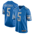 David Montgomery Detroit Lions Nike Game Player Jersey   Blue