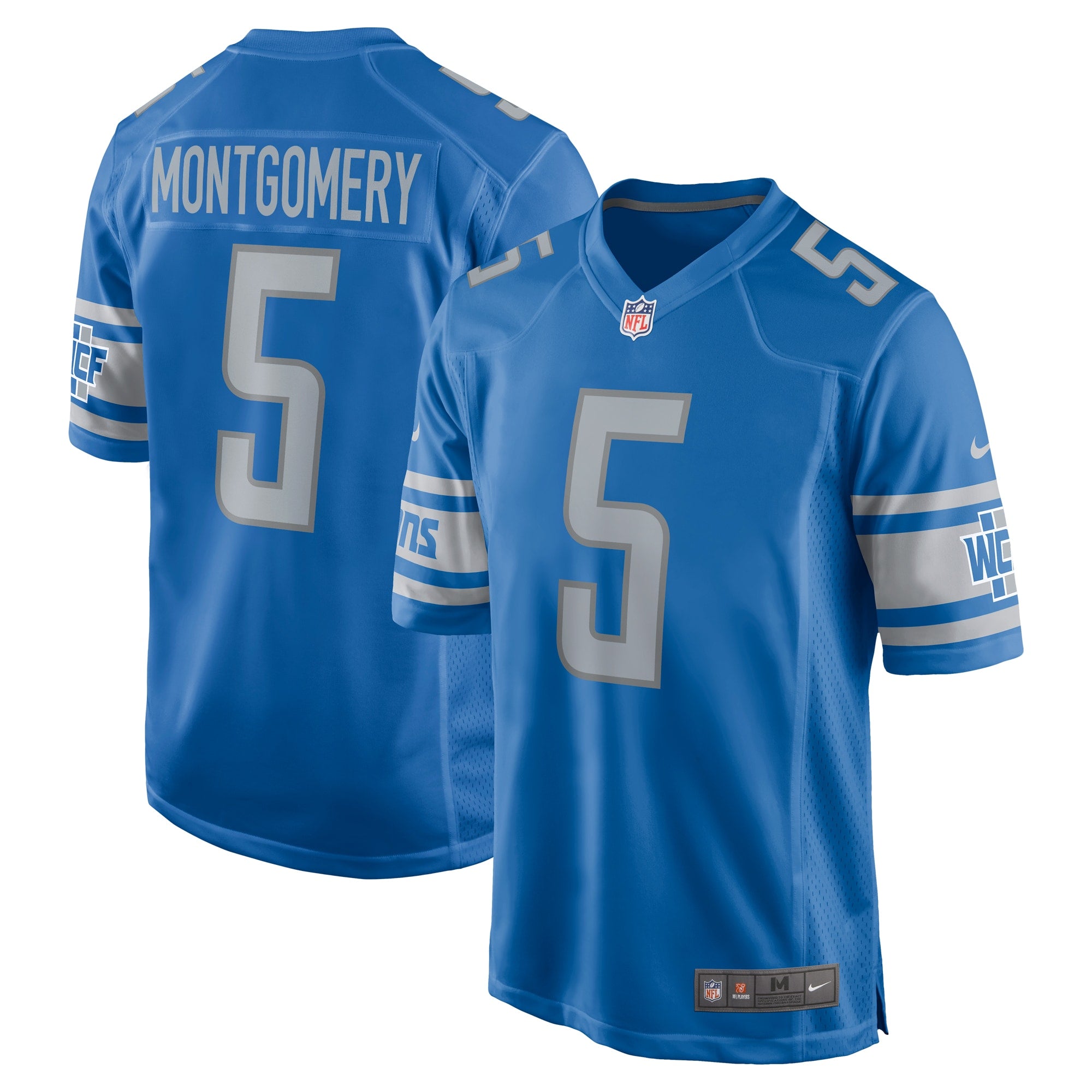 David Montgomery Detroit Lions Nike Game Player Jersey   Blue