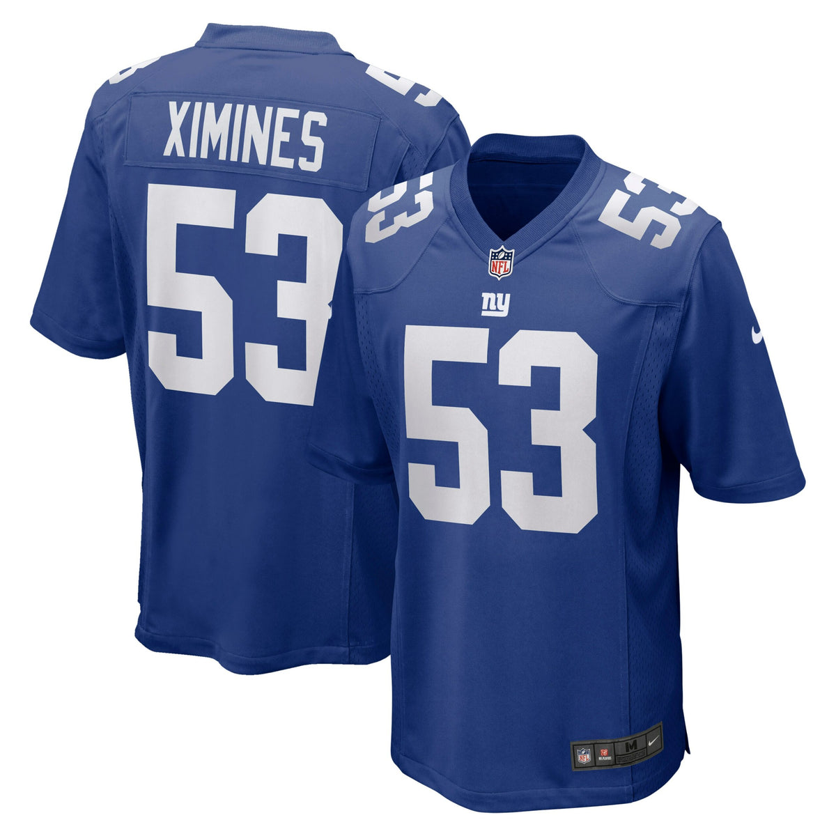 Oshane Ximines New York Giants Nike Game Jersey Royal