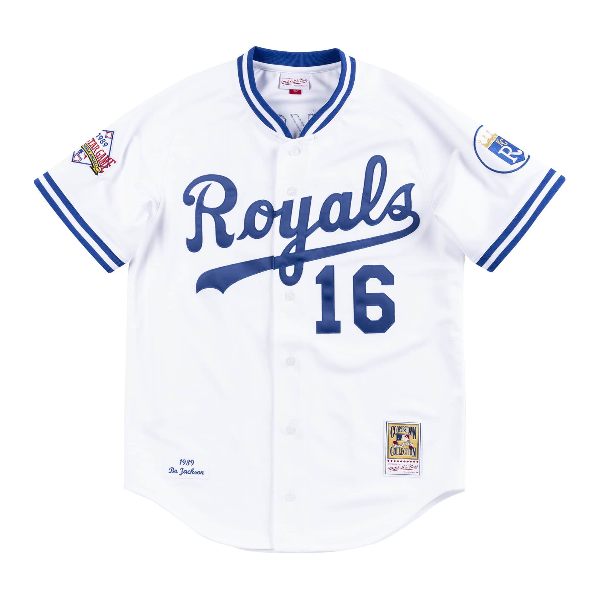 Authentic Jersey Kansas City Royals Home 1989 Bo Jackson