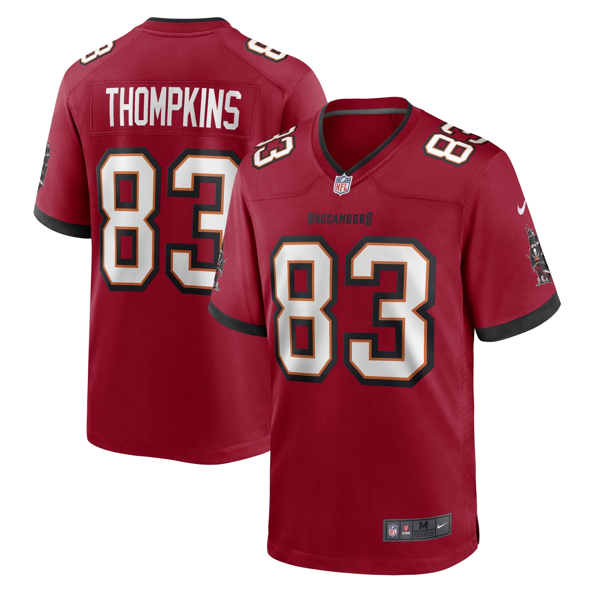 Deven Thompkins Tampa Bay Buccaneers Nike Game Player Jersey   Red