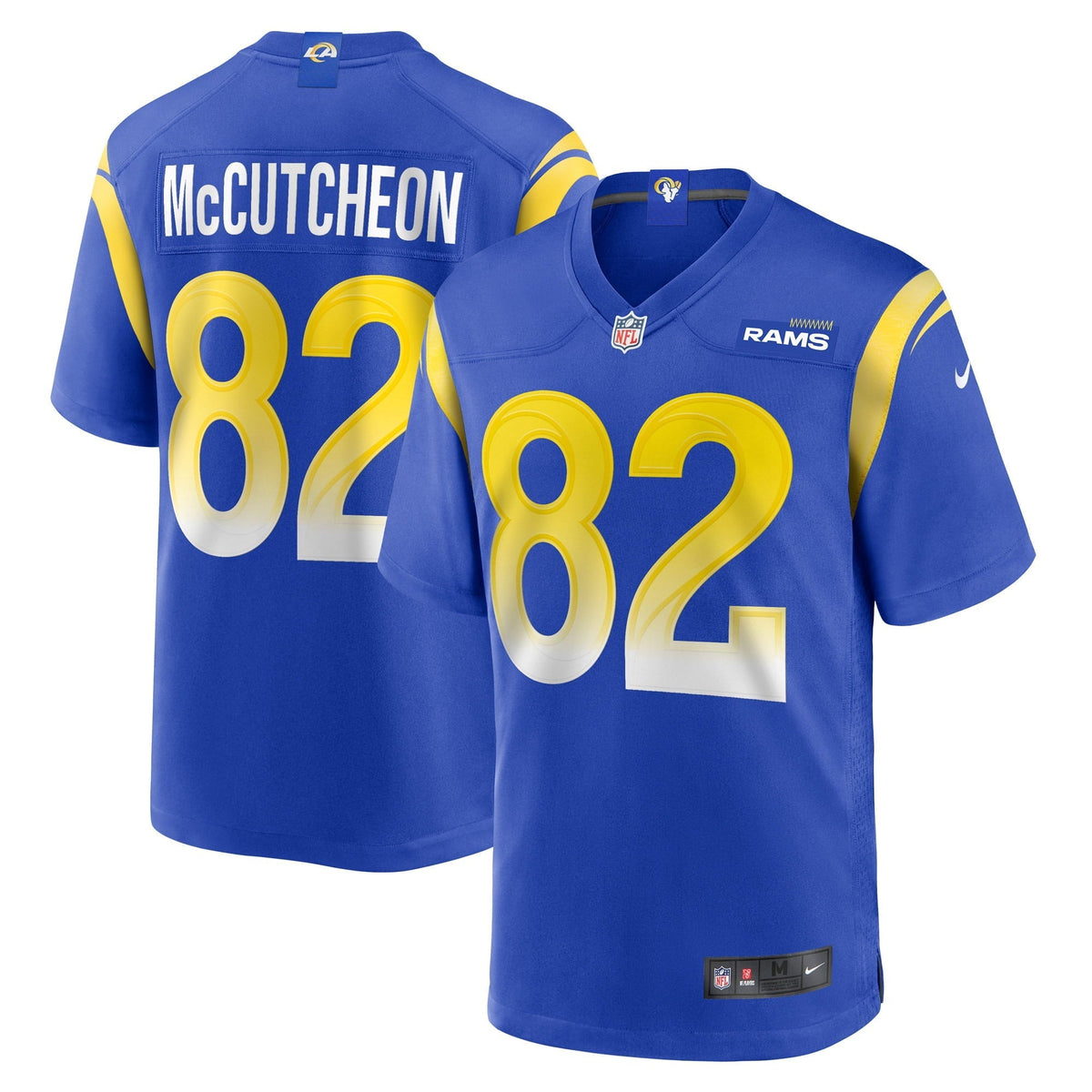 Men s Nike Lance McCutcheon Royal Los Angeles Rams Game Player Jersey