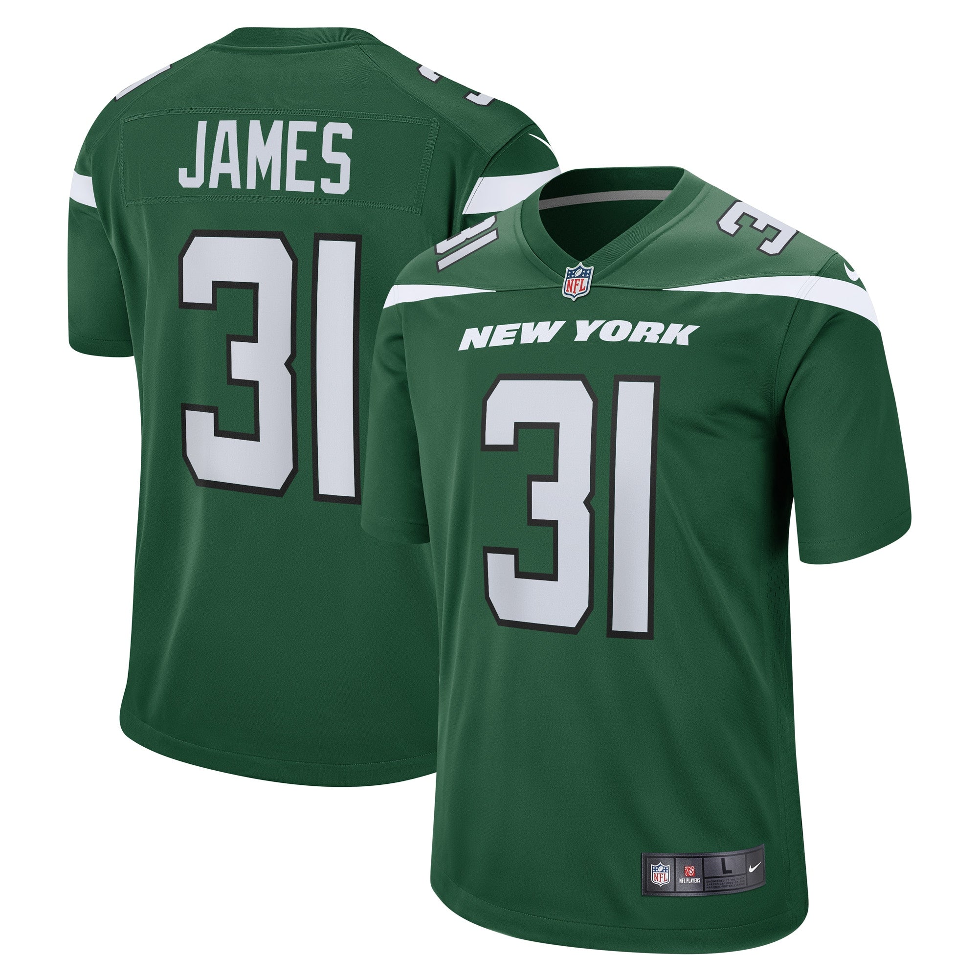 Craig James New York Jets Nike Women s Game Player Jersey   Gotham Green
