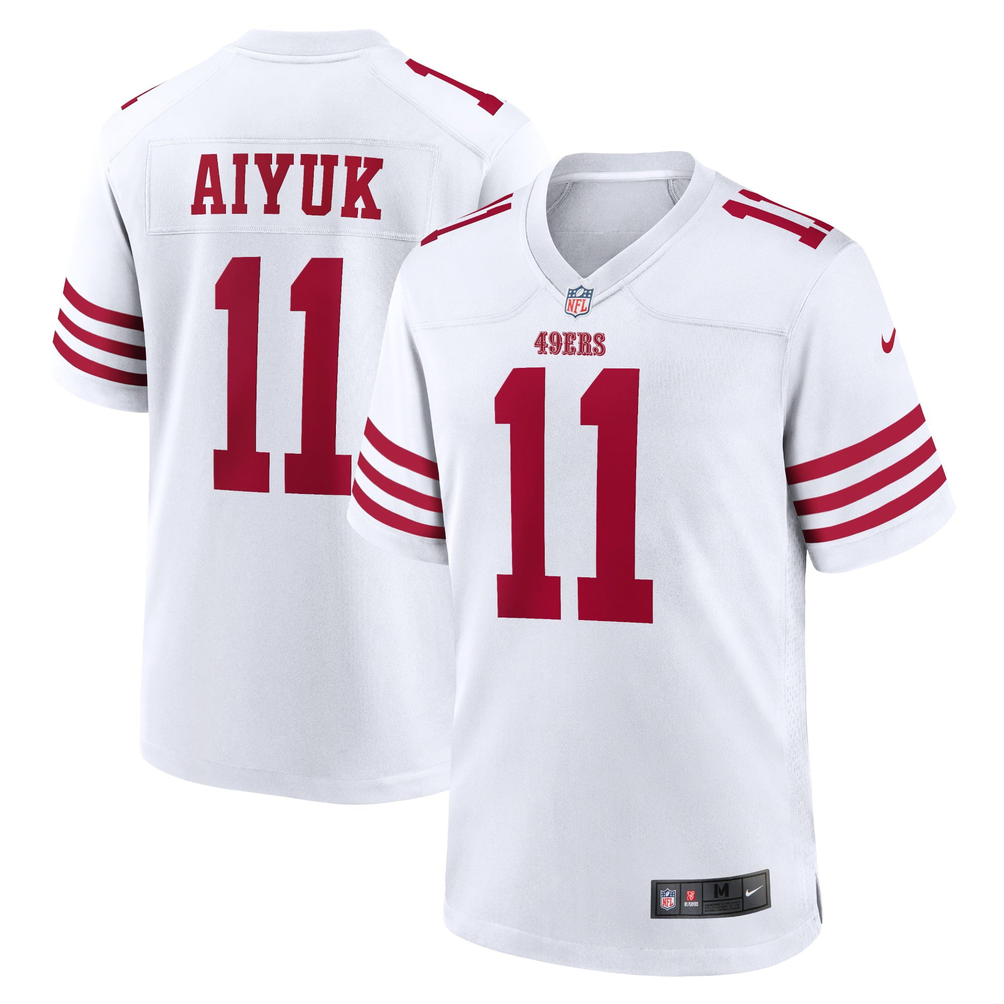 Men s Nike Brandon Aiyuk White San Francisco 49ers Player Game Jersey
