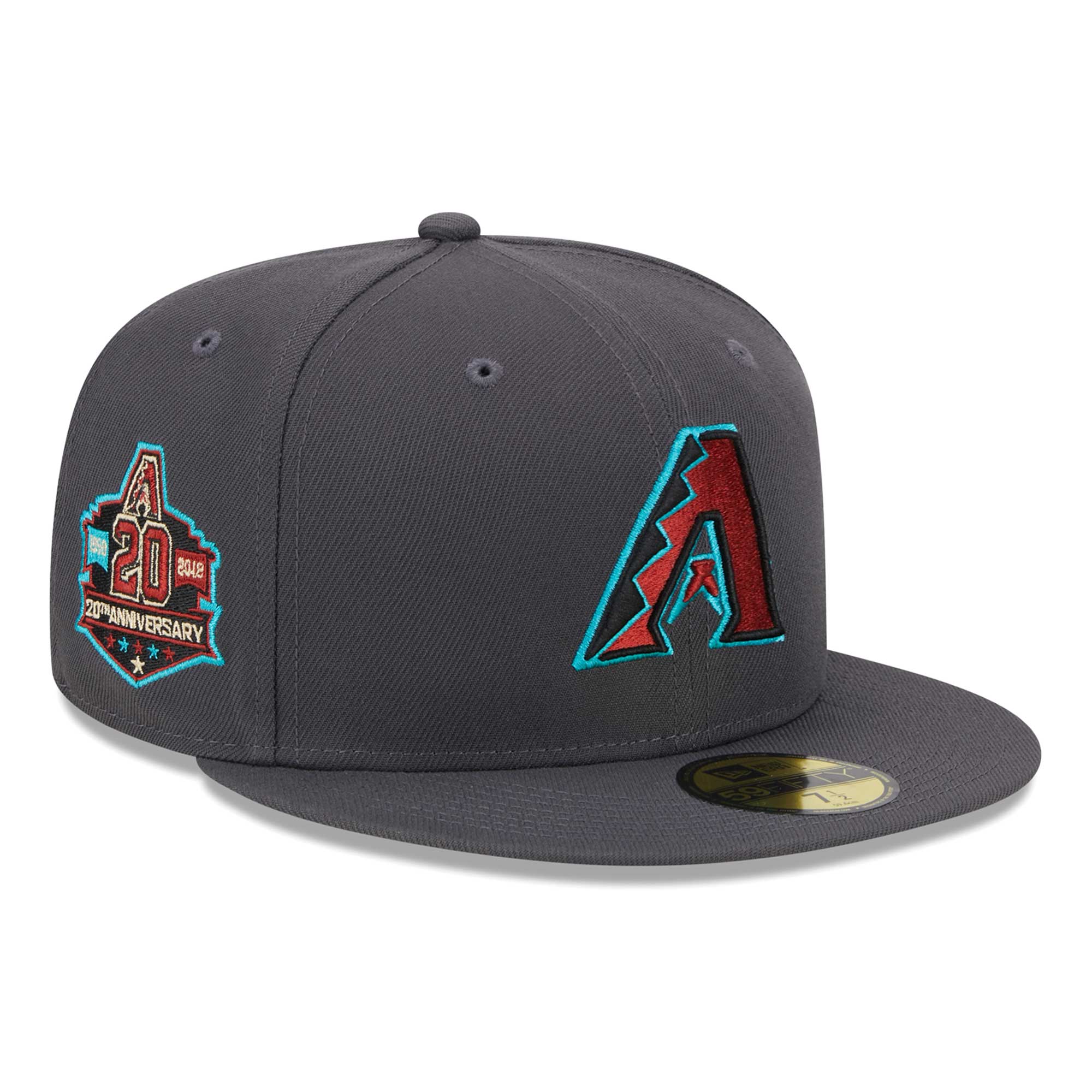 Arizona Diamondbacks New Era Print Undervisor 59FIFTY Fitted Hat - Graphite