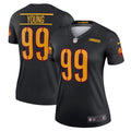 Chase Young Washington Commanders Nike Women s Alternate Legend Jersey   Black