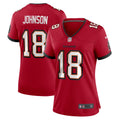 Tyler Johnson Tampa Bay Buccaneers Nike Women s Home Game Player Jersey   Red
