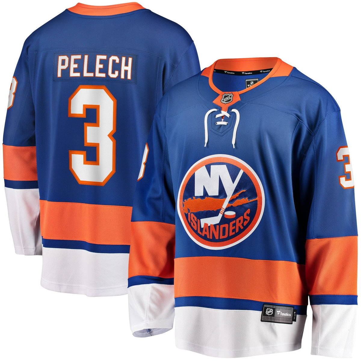 Men's Fanatics Branded Adam Pelech Royal New York Islanders Home Breakaway Player Jersey