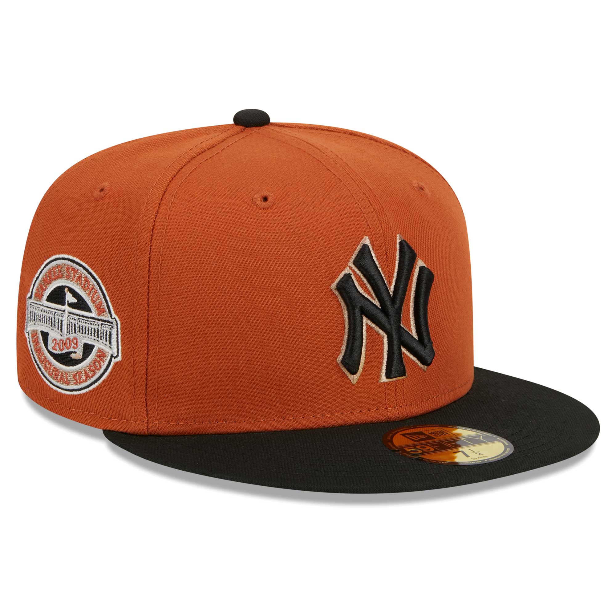 New York Yankees New Era 59FIFTY Fitted Hat - Orange/Black