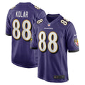 Charlie Kolar Baltimore Ravens Nike Player Game Jersey   Purple