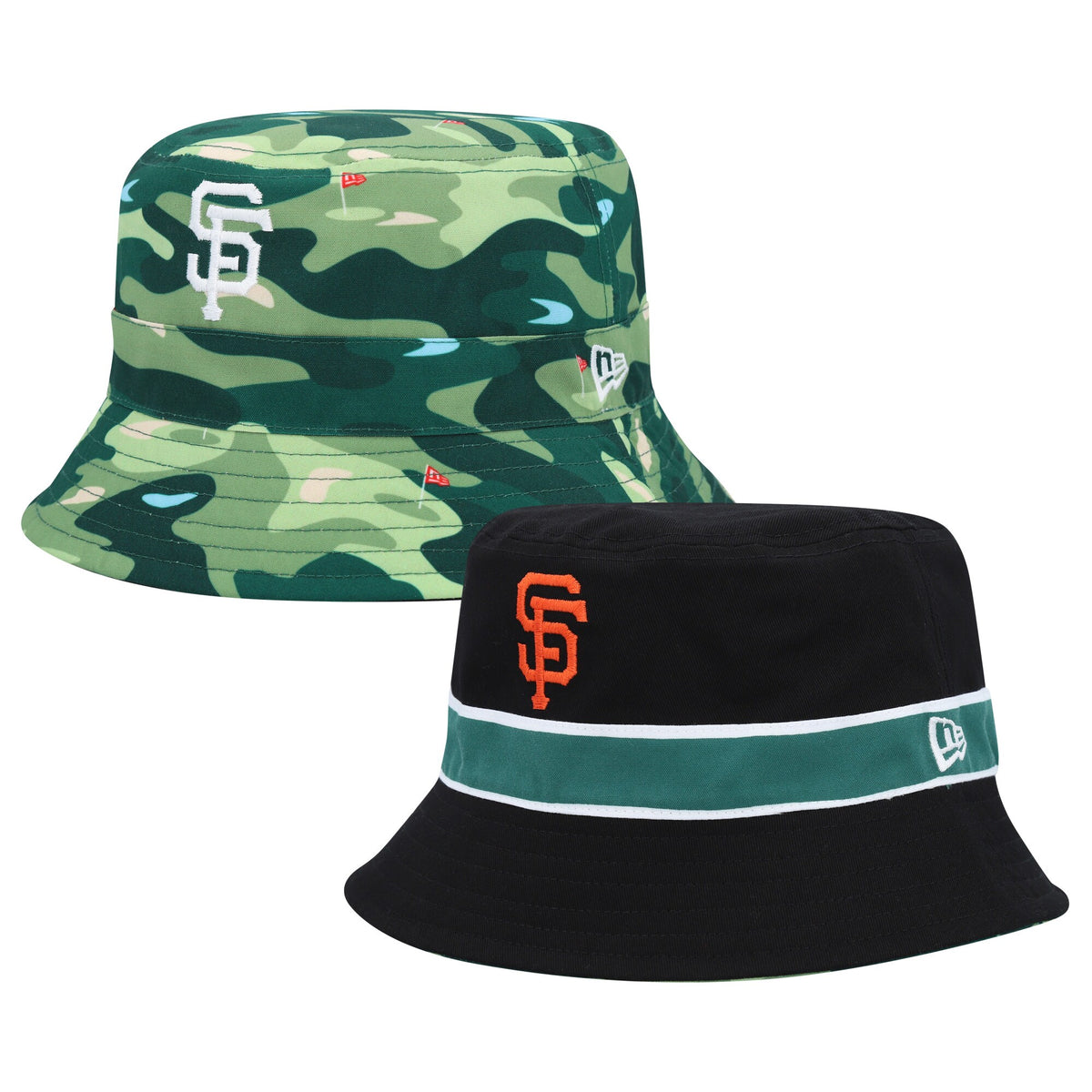 San Francisco Giants New Era Reverse Bucket Hat - Black