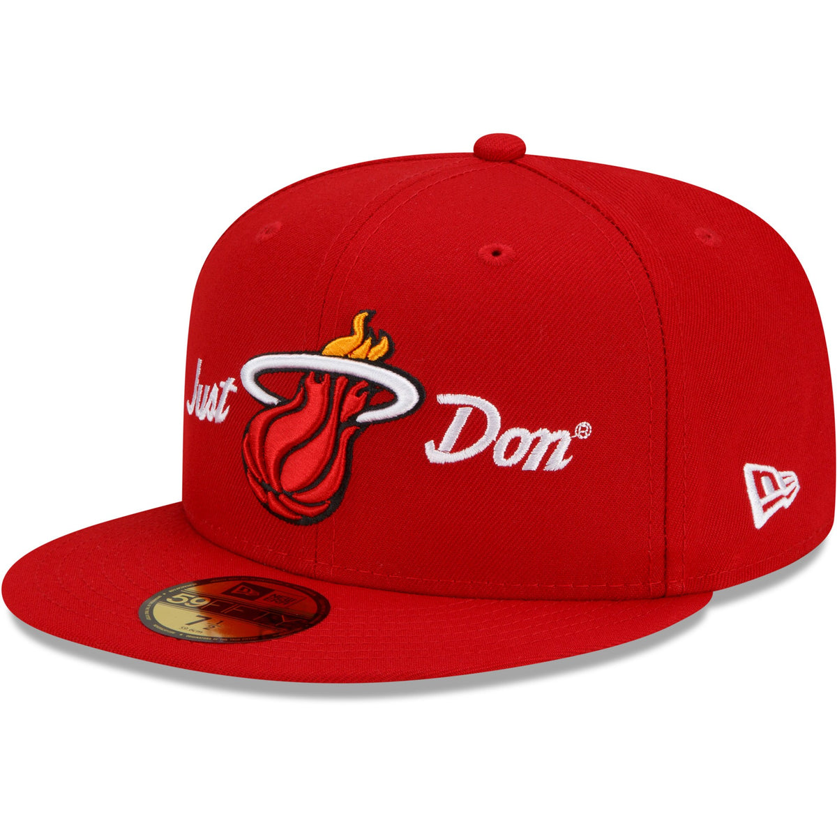Miami Heat New Era x Just Don 59FIFTY Fitted Hat - Red