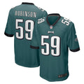Men s Nike Janarius Robinson Midnight Green Philadelphia Eagles Home Game Player Jersey