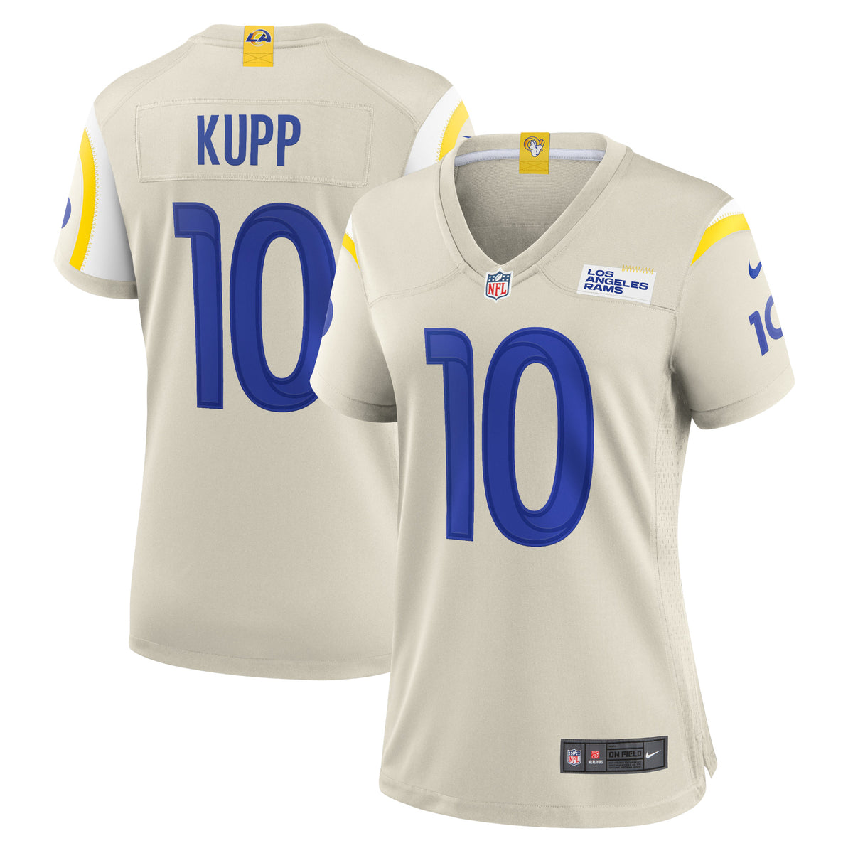 Cooper Kupp Los Angeles Rams Nike Women s Player Game Jersey   Bone