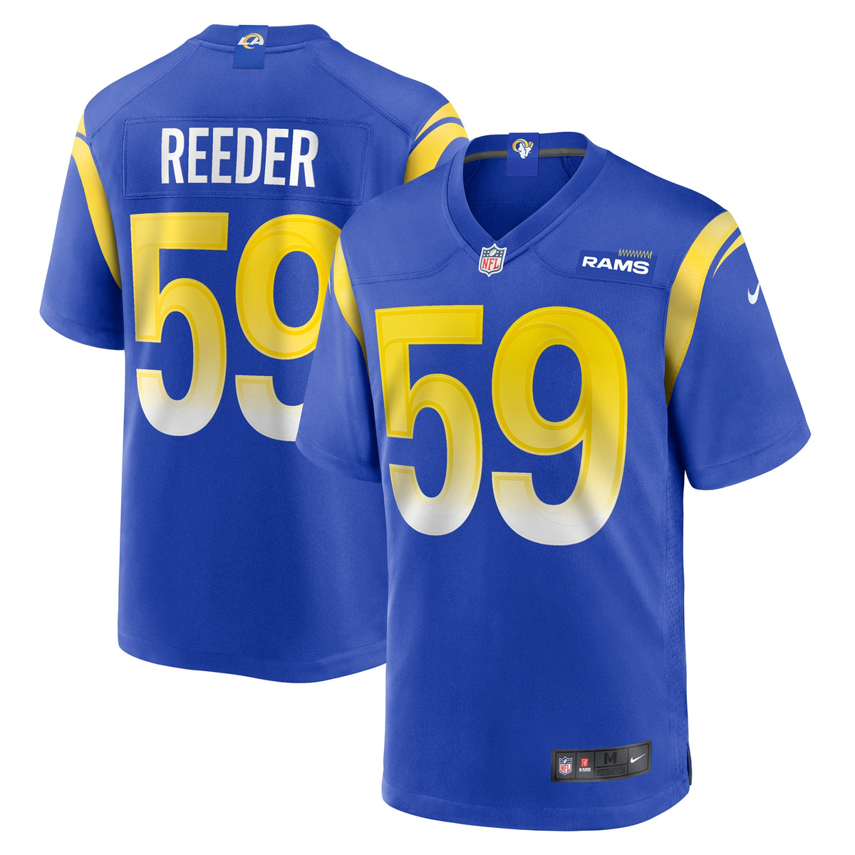 Troy Reeder Los Angeles Rams Nike Team Game Jersey    Royal