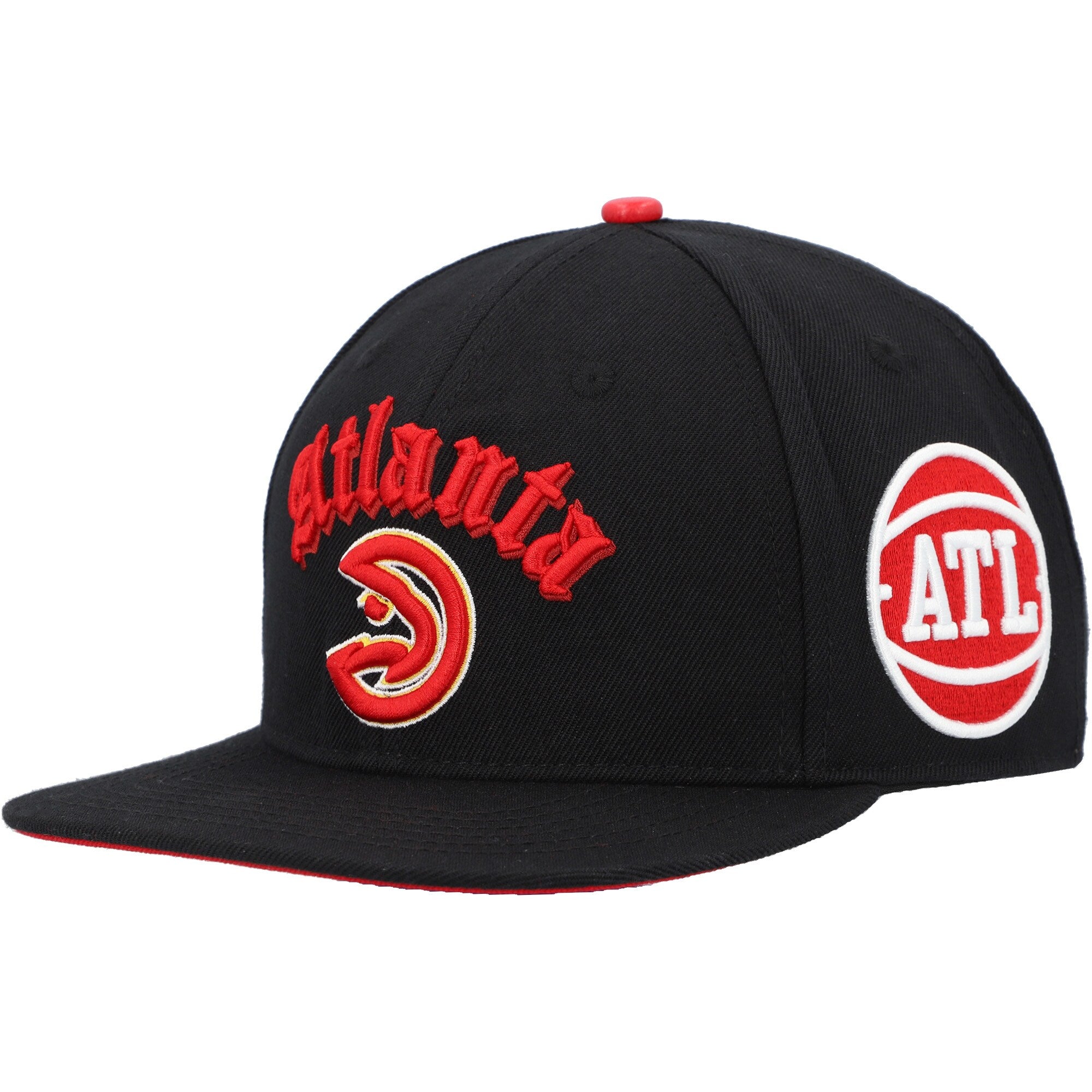 Atlanta Hawks, NBA Jerseys Pro Standard Old English Snapback Hat - Black