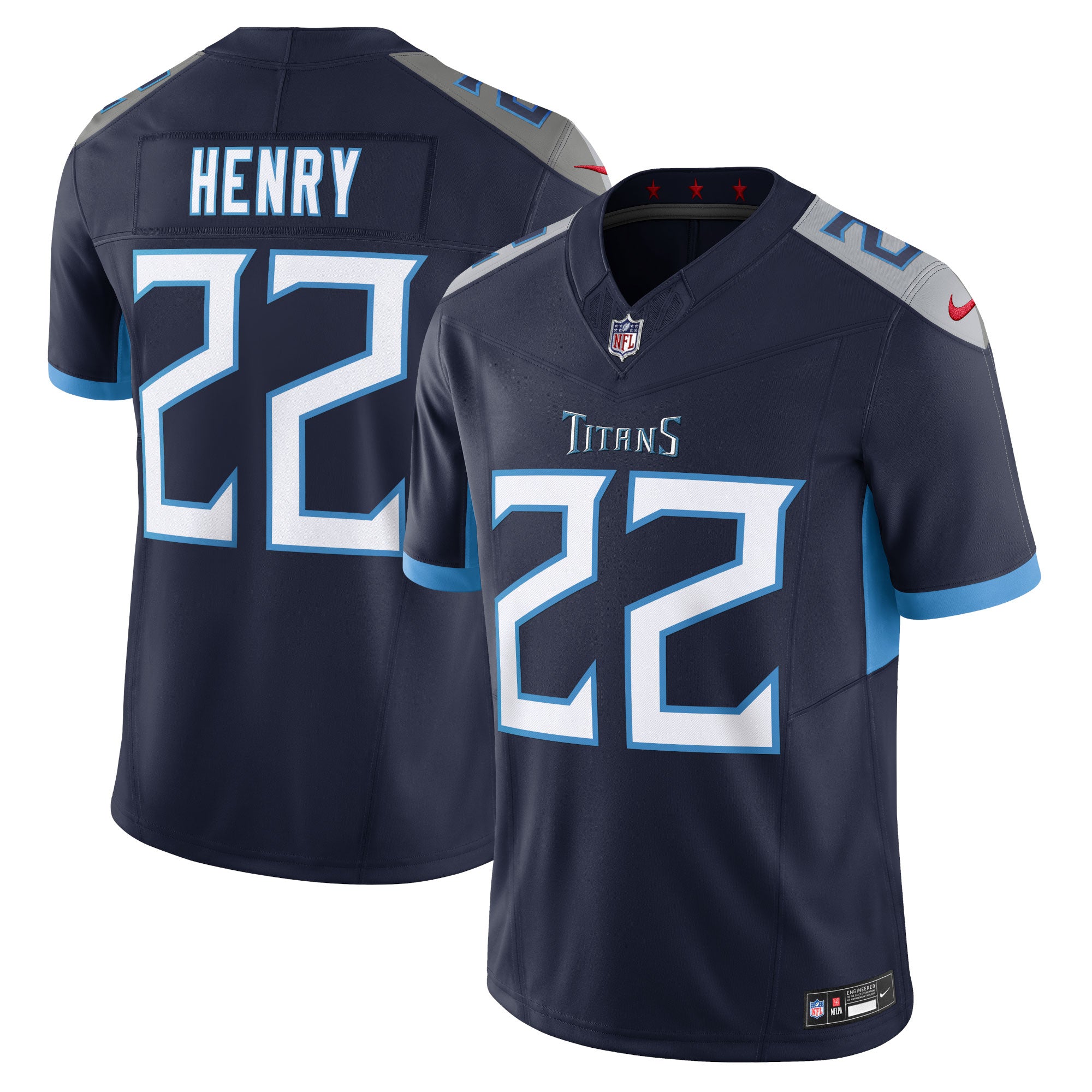 Derrick Henry Tennessee Titans Nike Vapor F.U.S.E. Limited Jersey   Navy