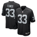 Roderic Teamer Las Vegas Raiders Nike Game Jersey   Black