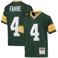 Brett Favre Green Bay Packers Mitchell   Ness Youth 1996 Retired Player Legacy Jersey   Green