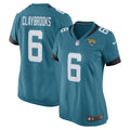 Chris Claybrooks Jacksonville Jaguars Nike Women s Game Player Jersey   Teal
