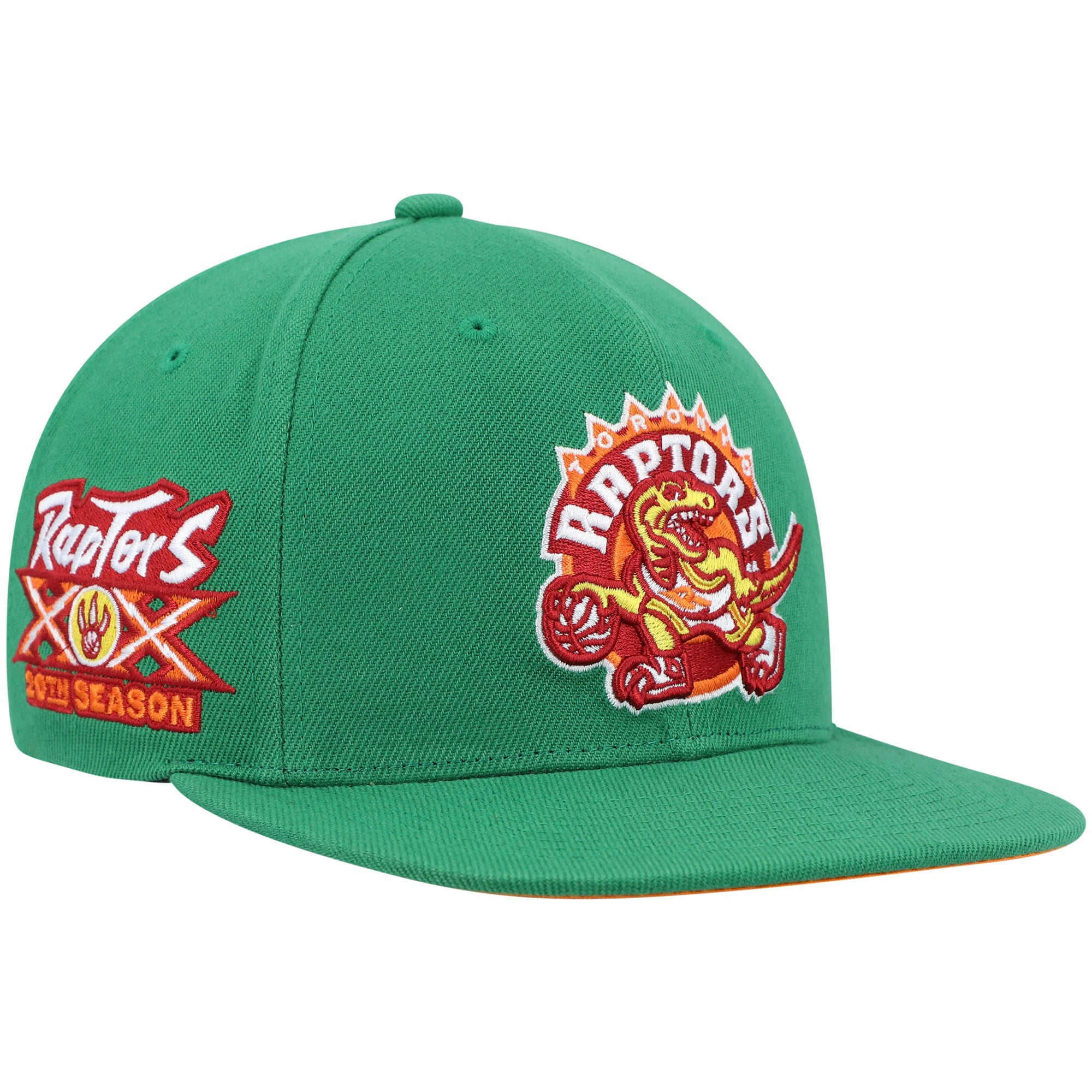 Toronto Raptors Mitchell & Ness 20th Season Hardwood Classics Like Mike Snapback Hat - Green