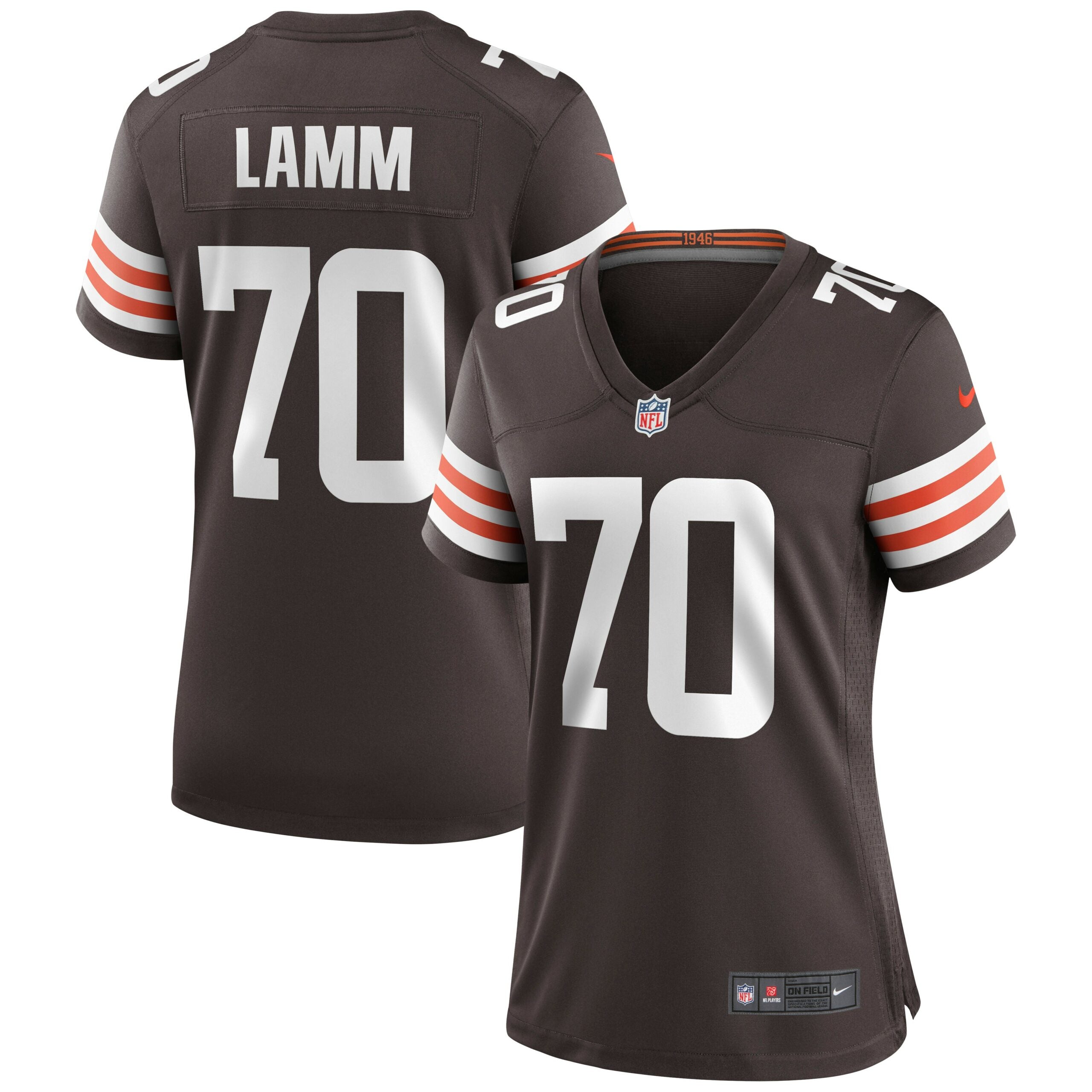 Kendall Lamm Cleveland Browns Nike Women s Game Jersey   Brown