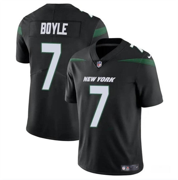 Men s New York Jets Tim Boyle Black Vapor Untouchable Limited Stitched Jerseys