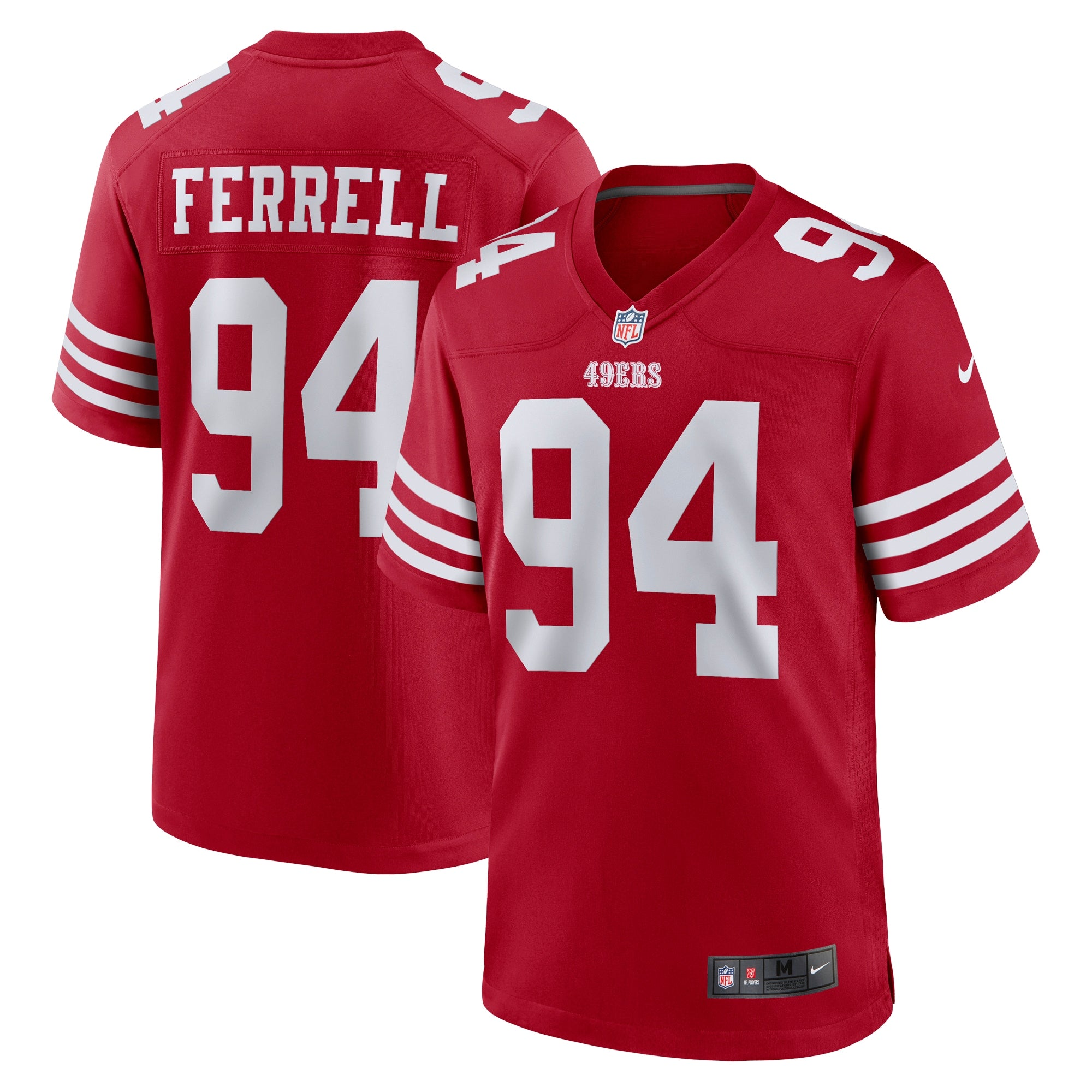 Clelin Ferrell San Francisco 49ers Nike Game Player Jersey   Scarlet