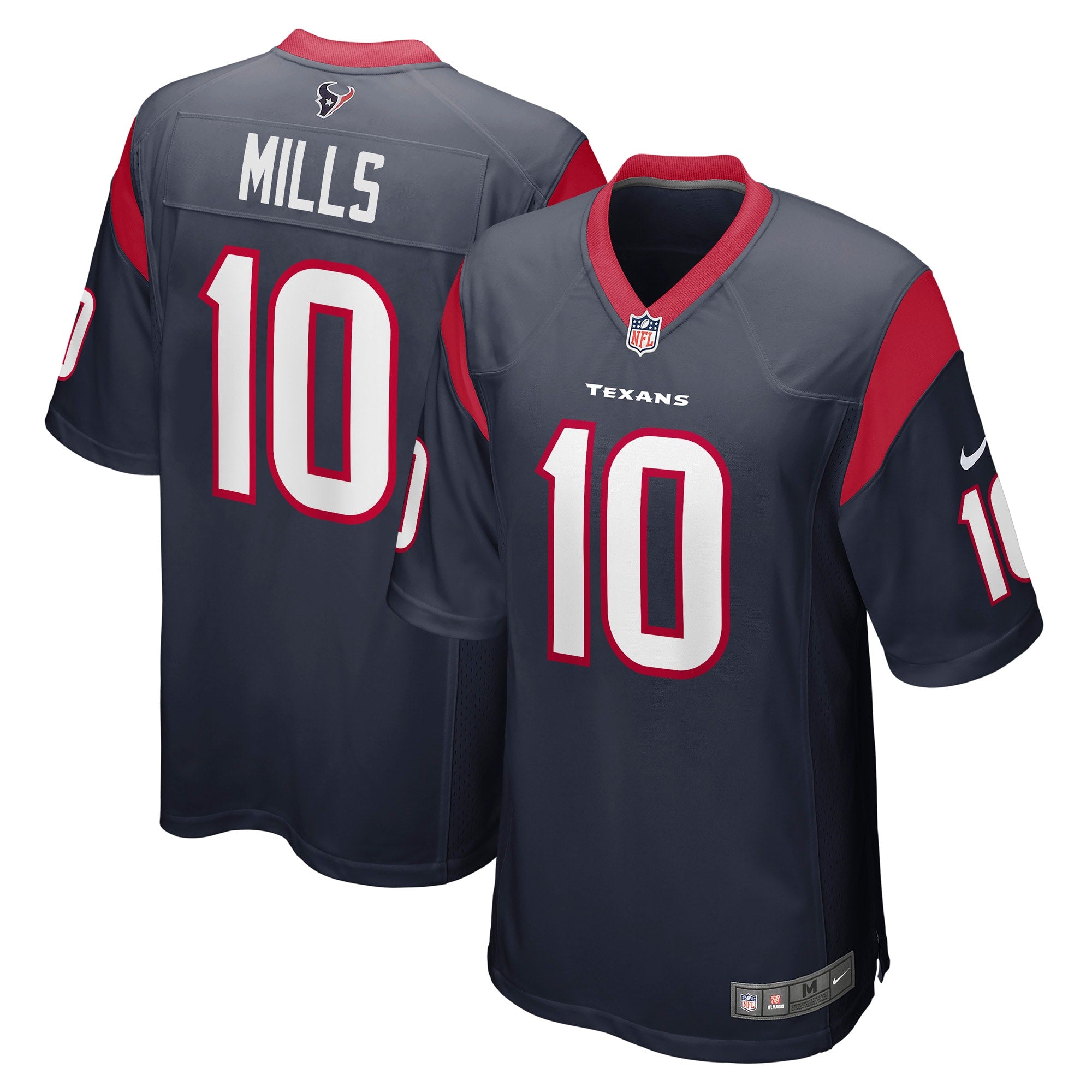Davis Mills Houston Texans Nike Player Game Jersey   Navy