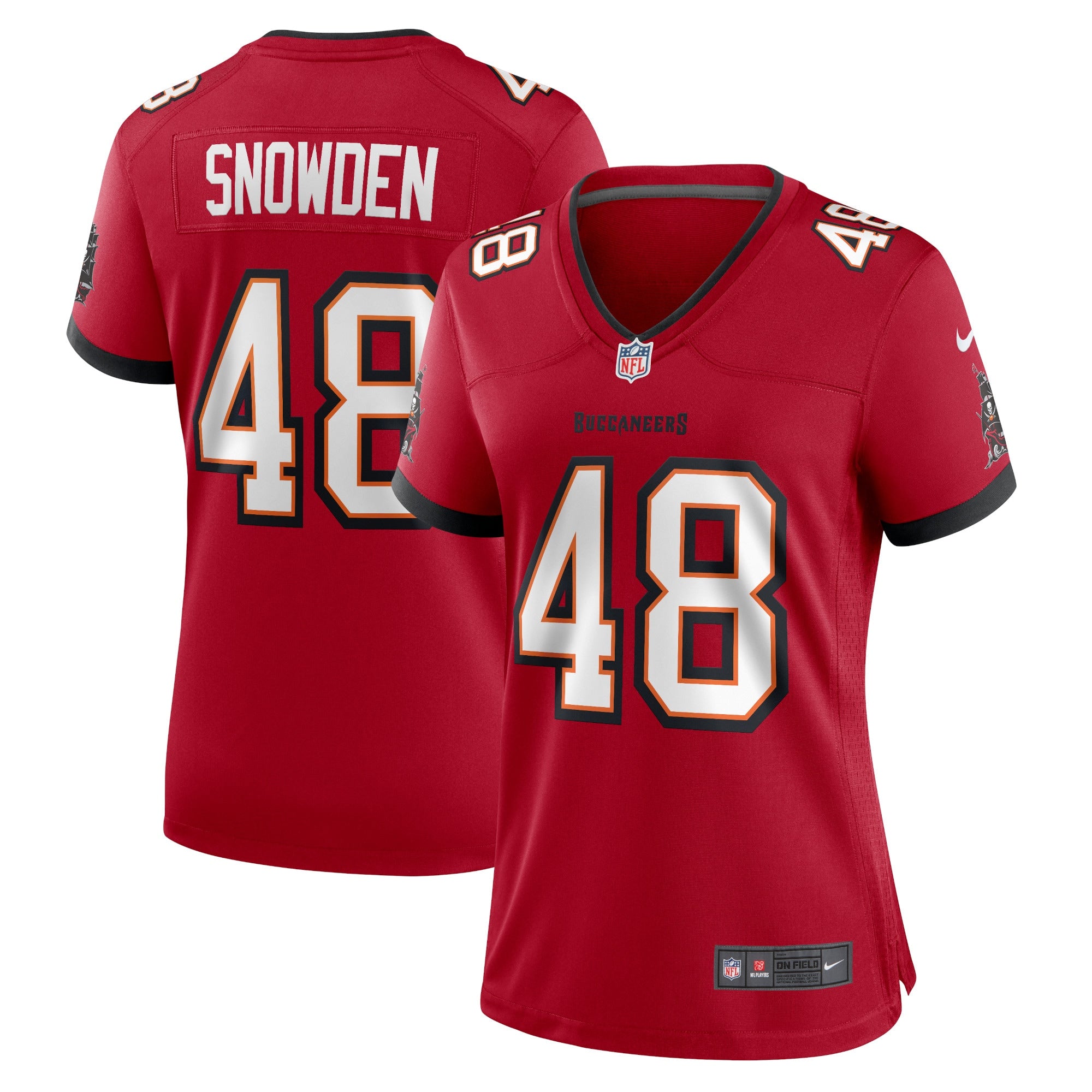 Charles Snowden Tampa Bay Buccaneers Nike Women s Home Game Player Jersey   Red
