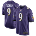 Justin Tucker Baltimore Ravens Nike Game Jersey   Purple