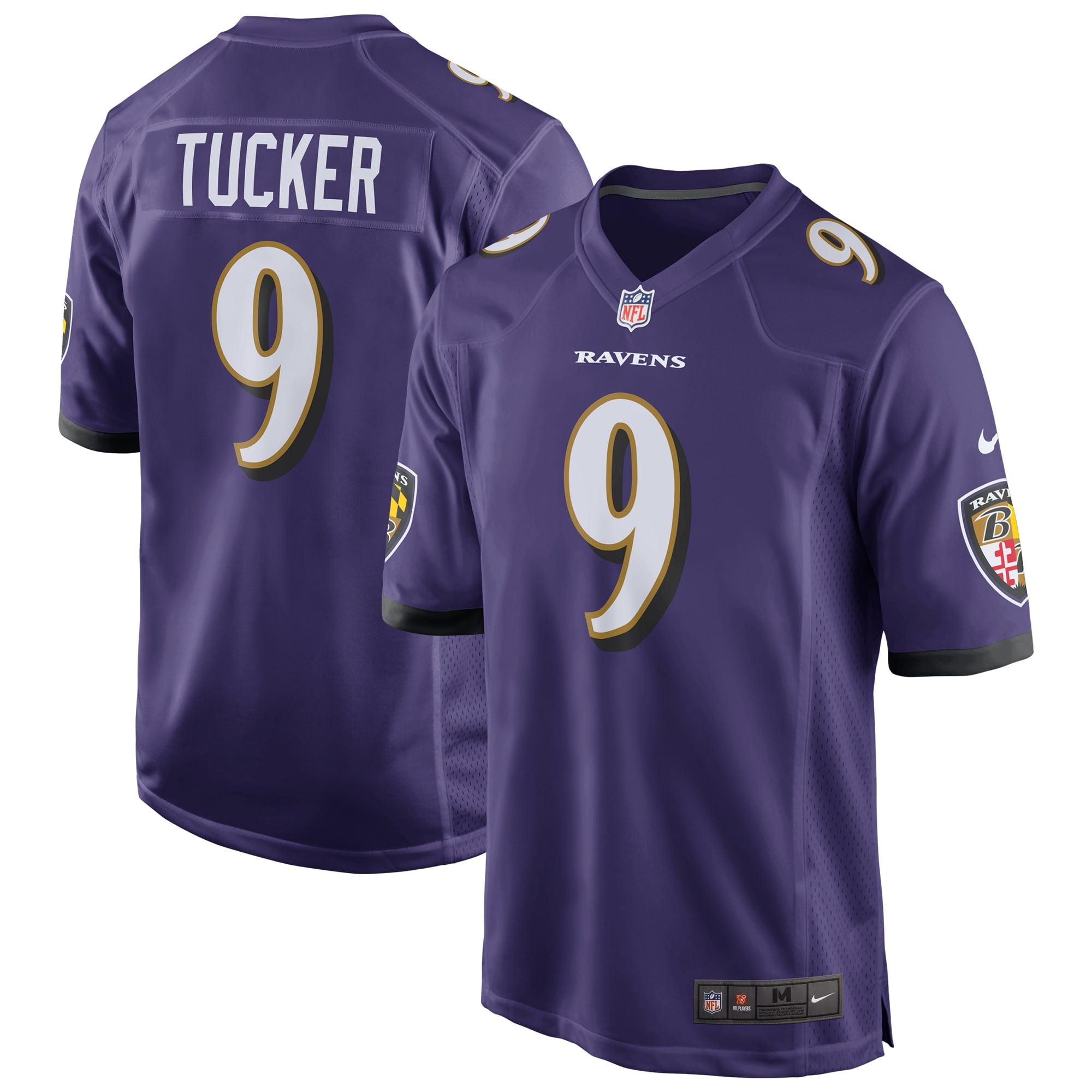 Justin Tucker Baltimore Ravens Nike Game Jersey   Purple