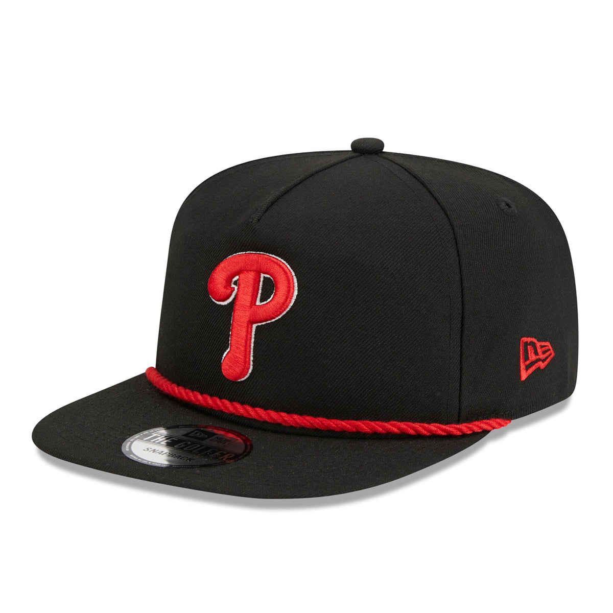Philadelphia Phillies New Era Branch Golfer Snapback Hat - Black