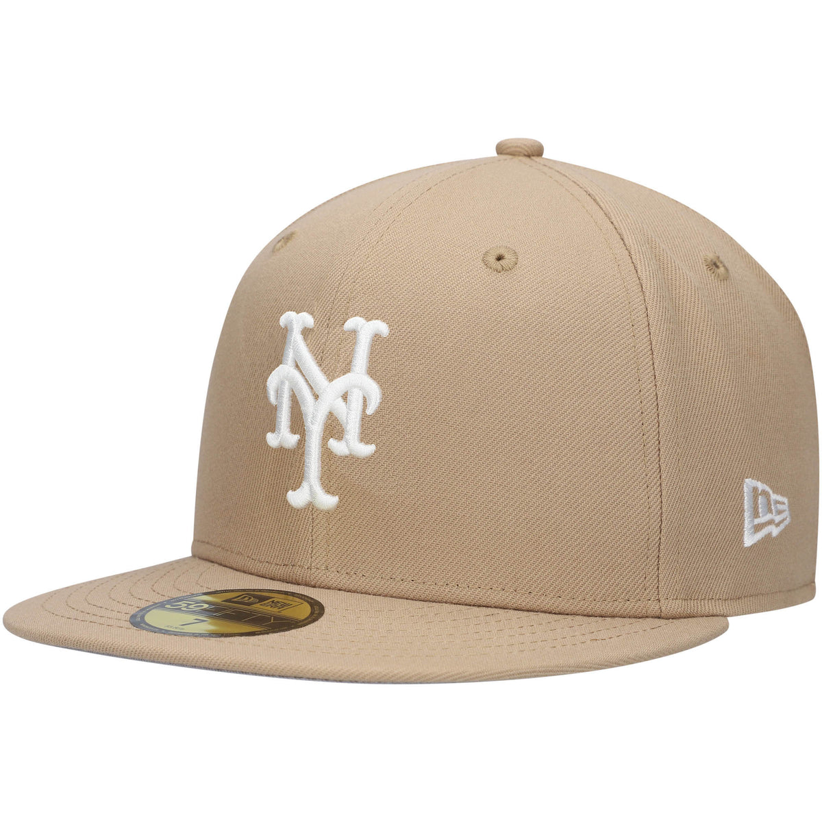 New York Mets New Era 59FIFTY Fitted Hat - Khaki
