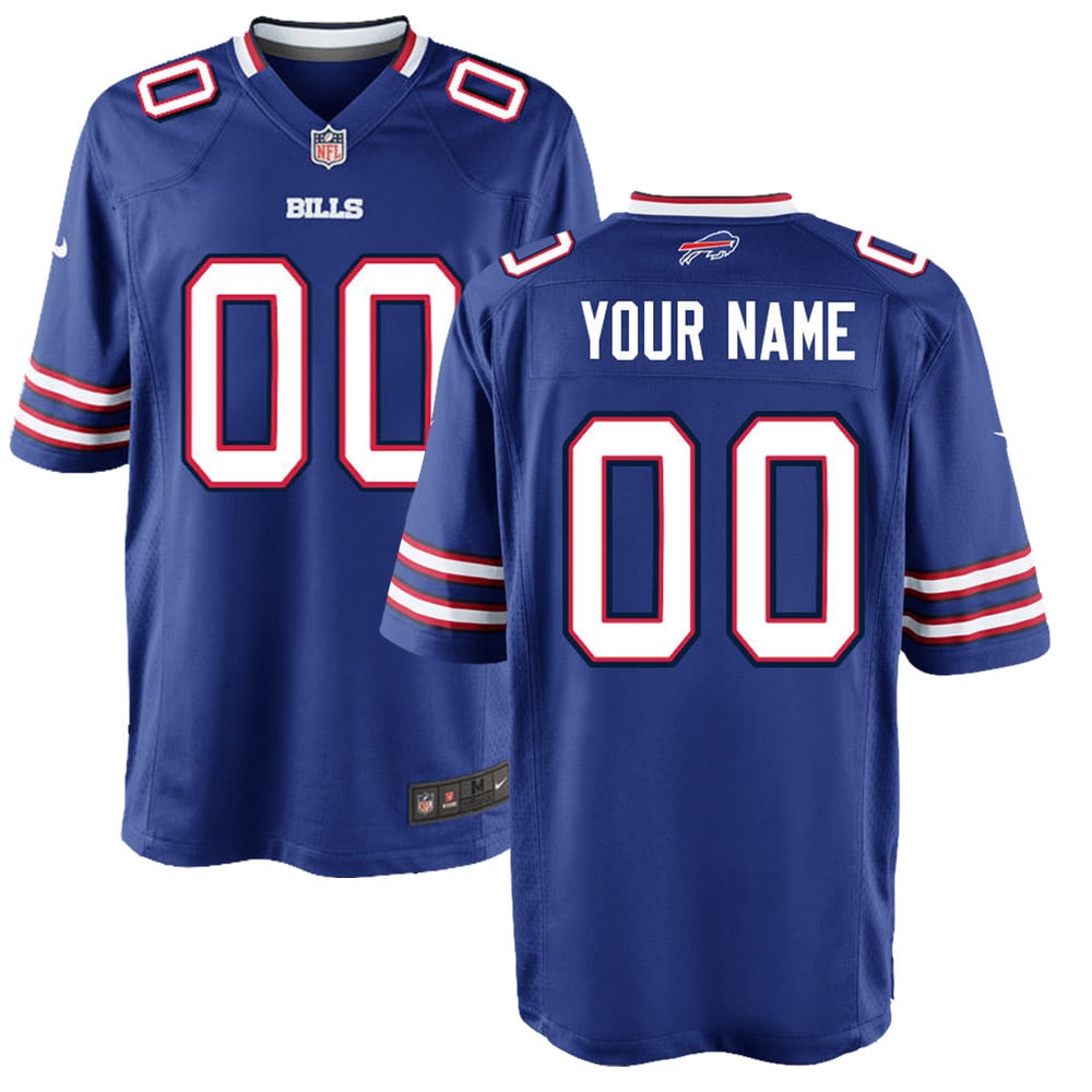 Buffalo Bills Nike Youth Custom Game Jersey   Royal