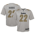 Najee Harris Pittsburgh Steelers Nike Youth Atmosphere Game Jersey   Gray