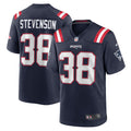 Rhamondre Stevenson New England Patriots Nike Game Jersey   Navy