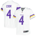 Youth Nike Dalvin Cook White Minnesota Vikings Game Jersey
