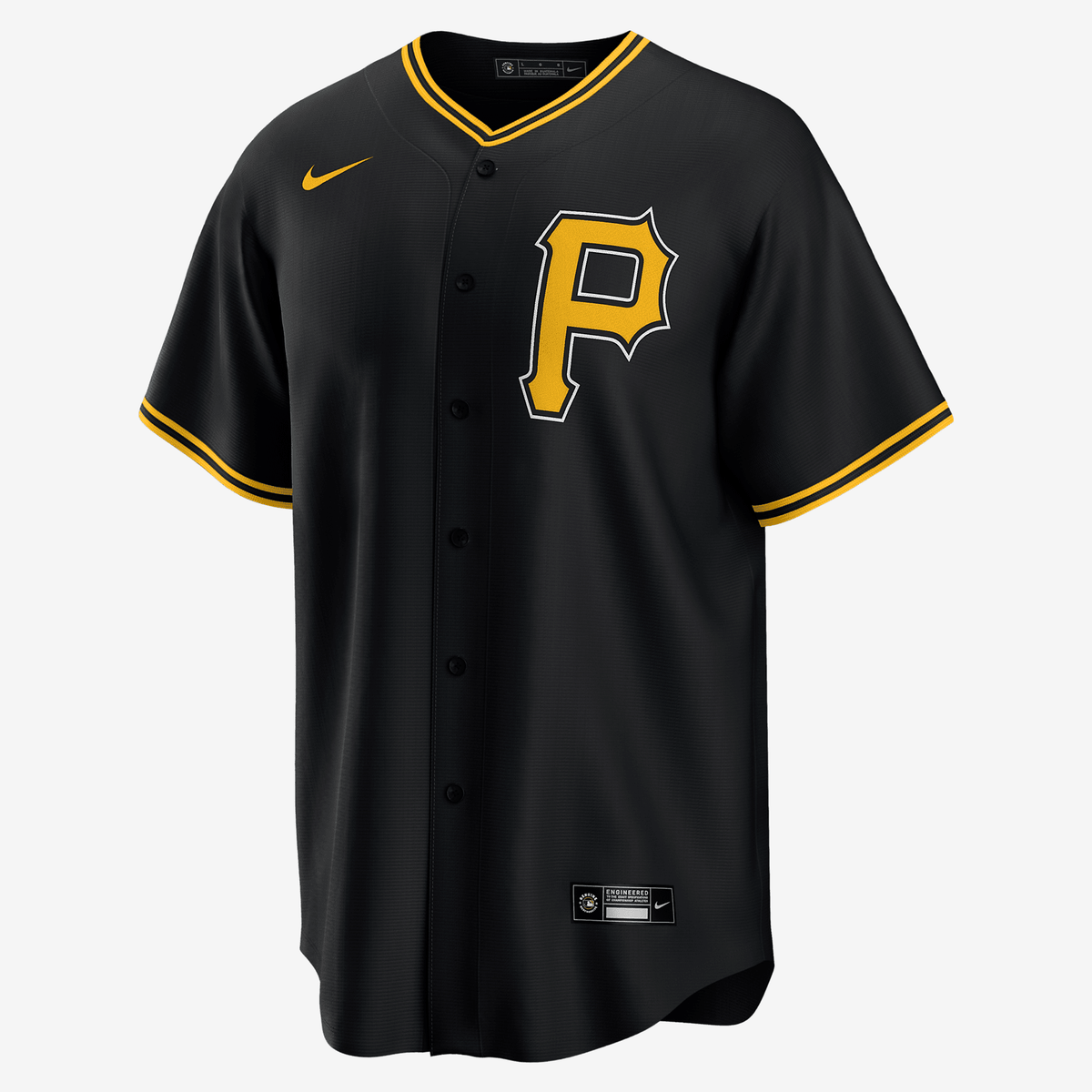 MLB Pittsburgh Pirates Men's Replica Baseball Jersey - Black