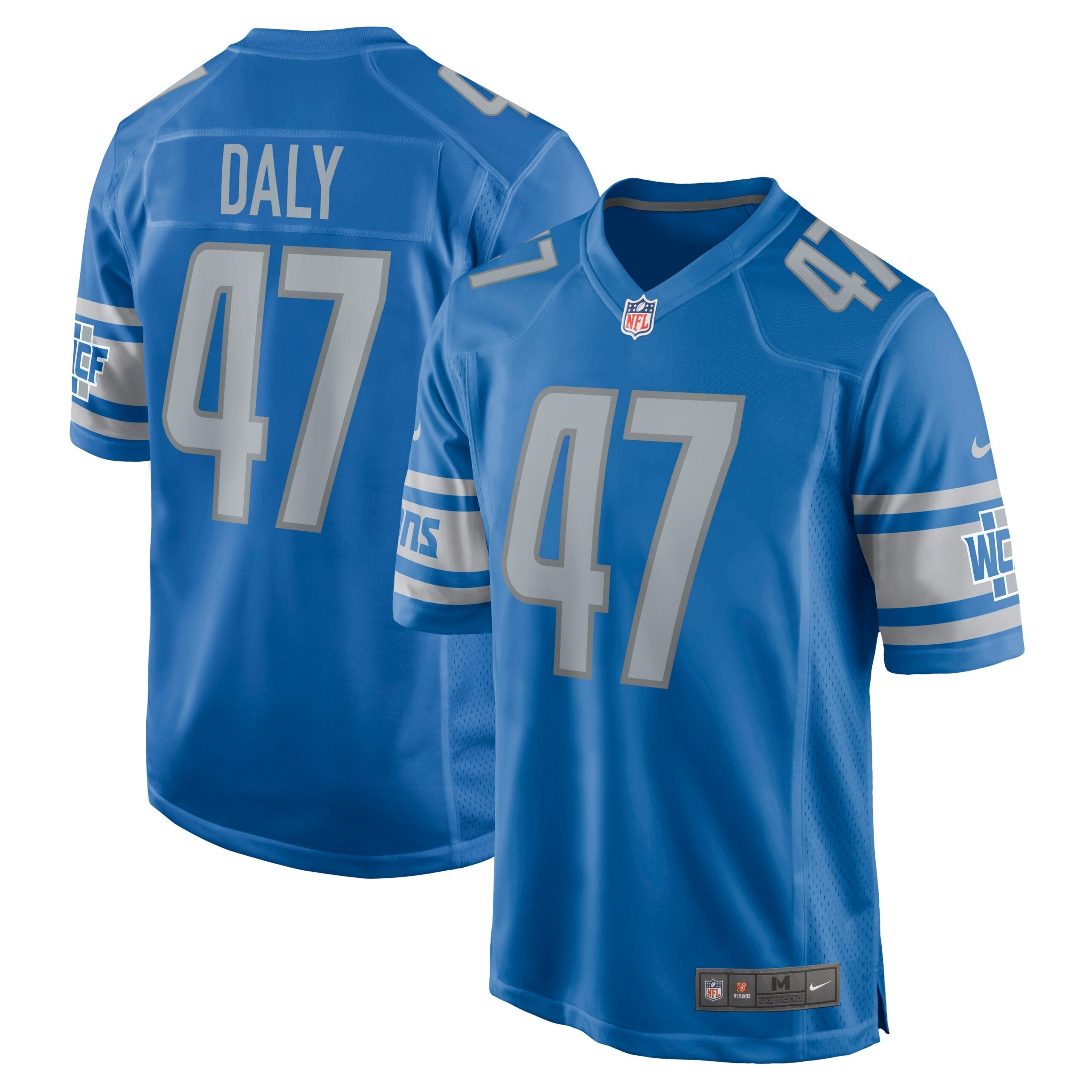Scott Daly Detroit Lions Nike Game Jersey   Blue