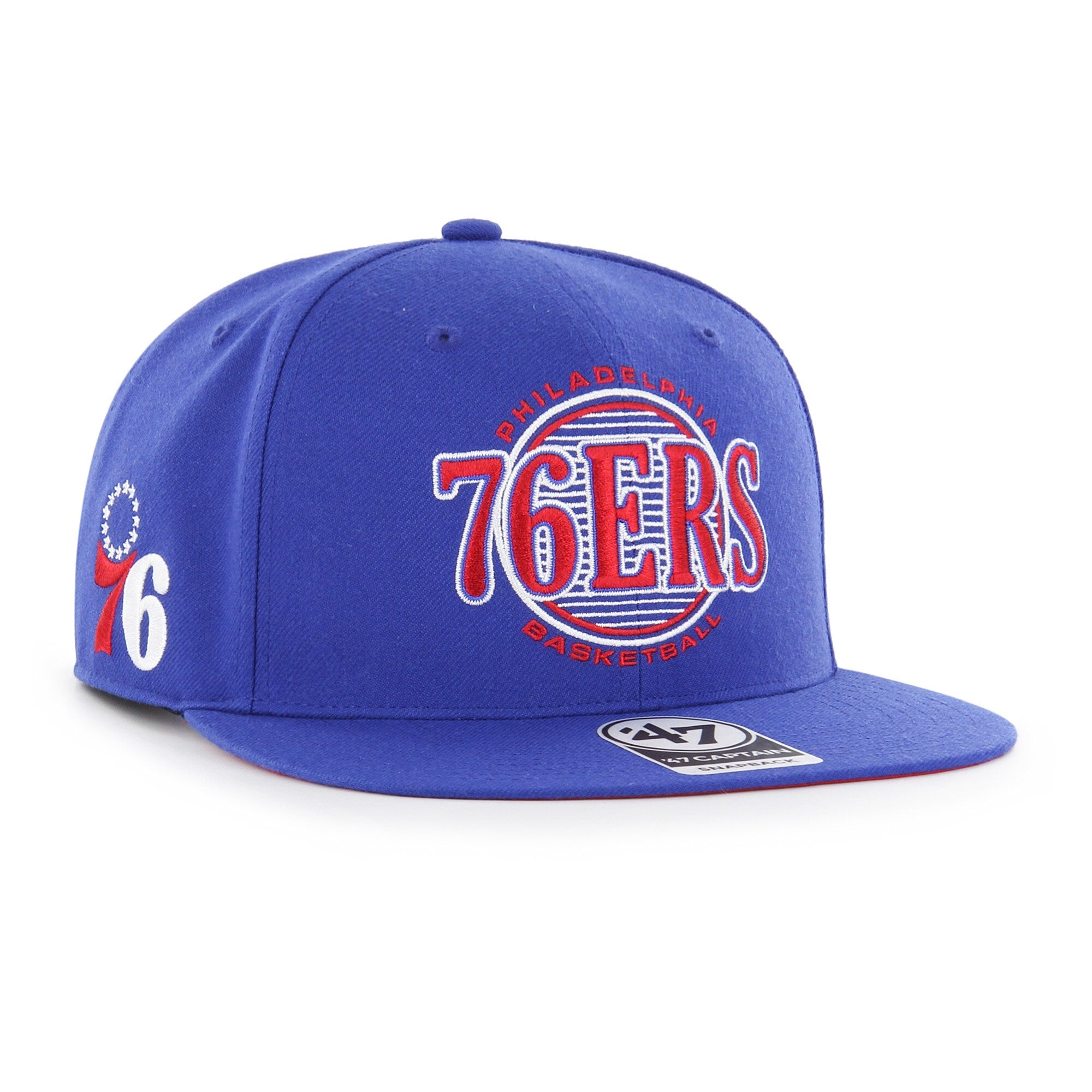 Philadelphia 76ers '47 High Post Captain Snapback Hat - Royal