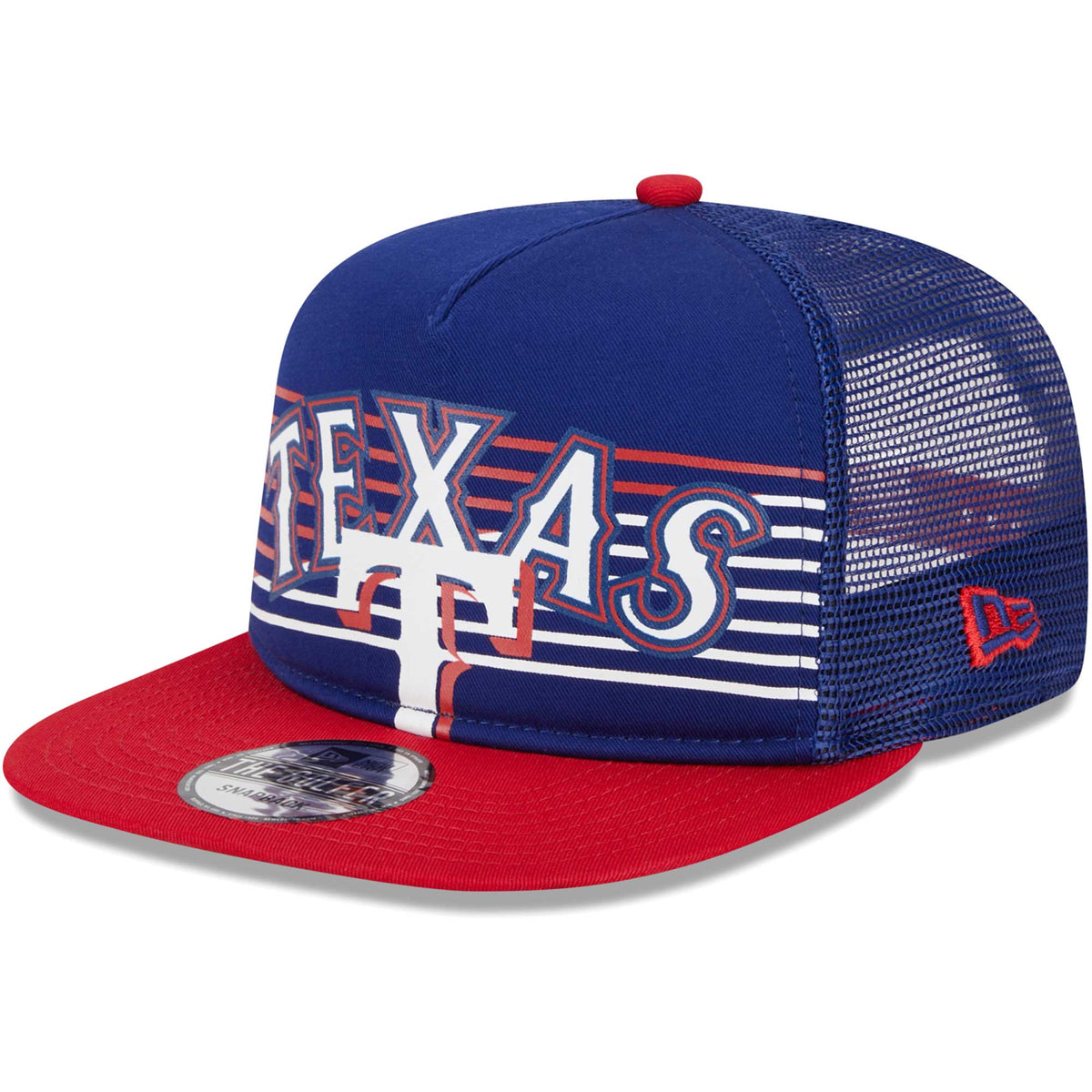 Texas Rangers New Era Speed Golfer Trucker Snapback Hat - Royal