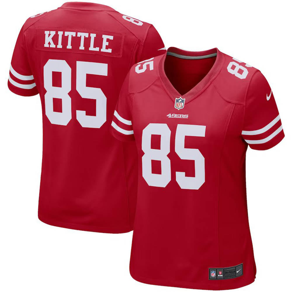 Women s San Francisco 49ers George Kittle Game Player Jersey Scarlet
