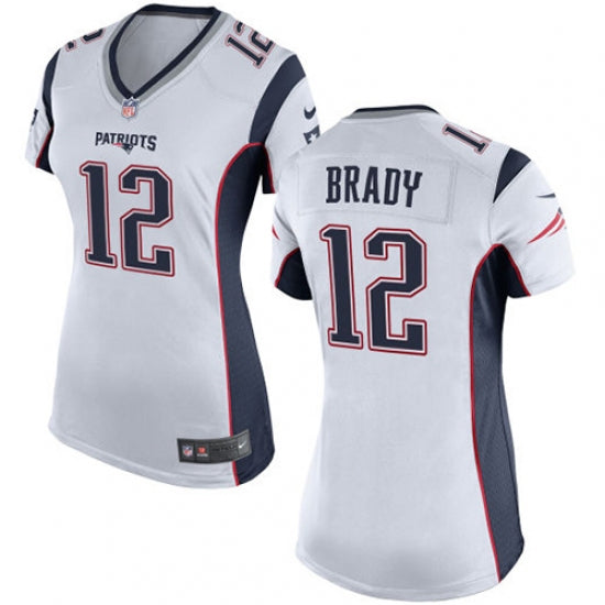 Women s New England Patriots Tom Brady Game Jersey White