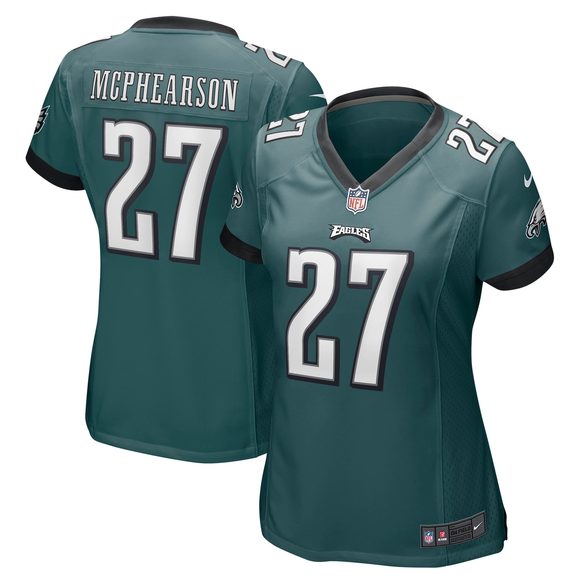 Women s Nike Zech McPhearson Midnight Green Philadelphia Eagles Game Jersey