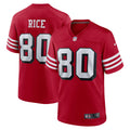 Jerry Rice San Francisco 49ers Nike Retired Alternate Game Jersey   Scarlet