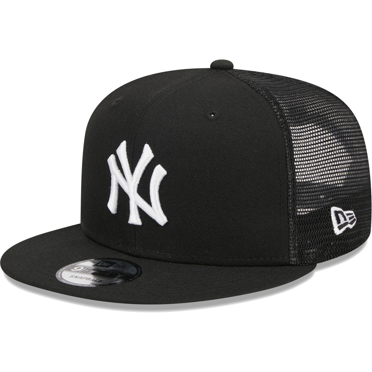 New York Yankees New Era Trucker 9FIFTY Snapback Hat - Black